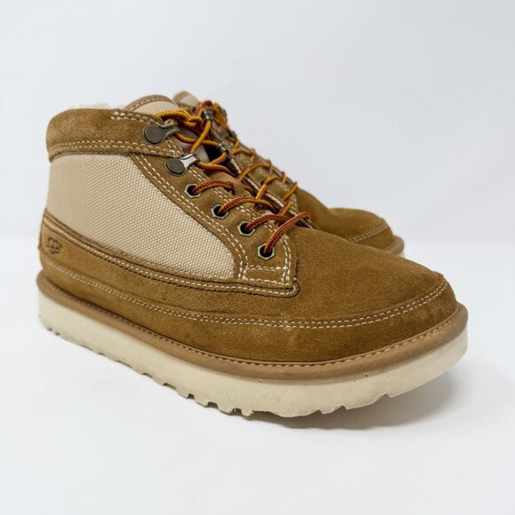Ugg Chestnut Tan Highland Field Chukka Boots Women's Size 6 EUC Suede Lace Up - Picture 8 of 8